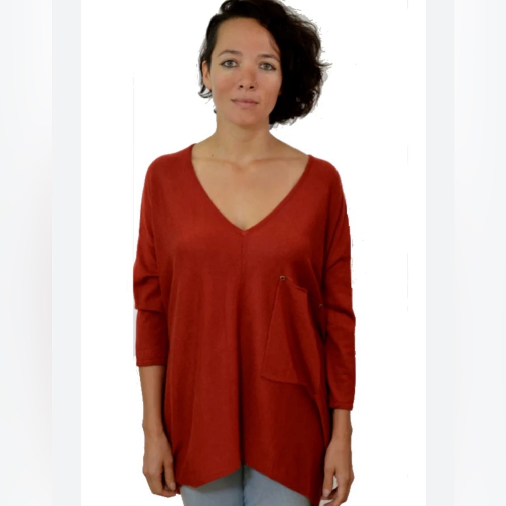 Kerisma Raven Sweater In Brick Size M/L